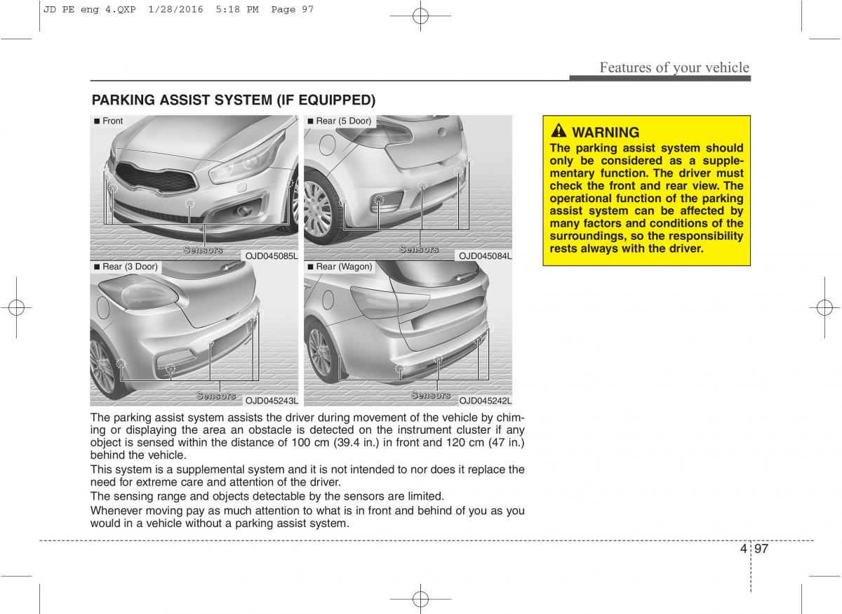 KIA Ceed II 2 owners manual / page 180