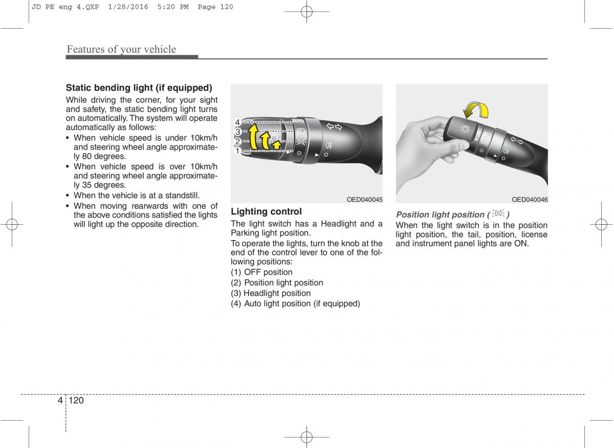 KIA Ceed II 2 owners manual / page 203