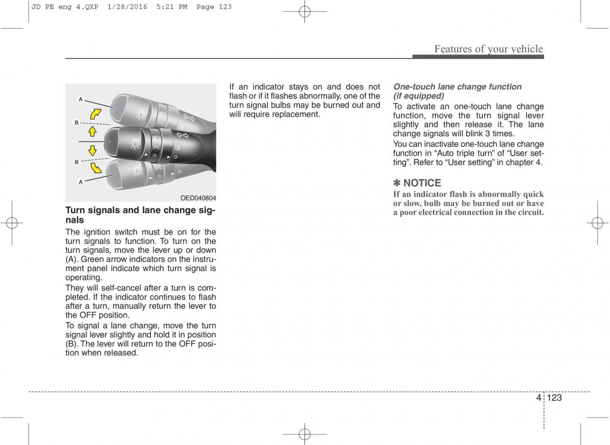 KIA Ceed II 2 owners manual / page 206