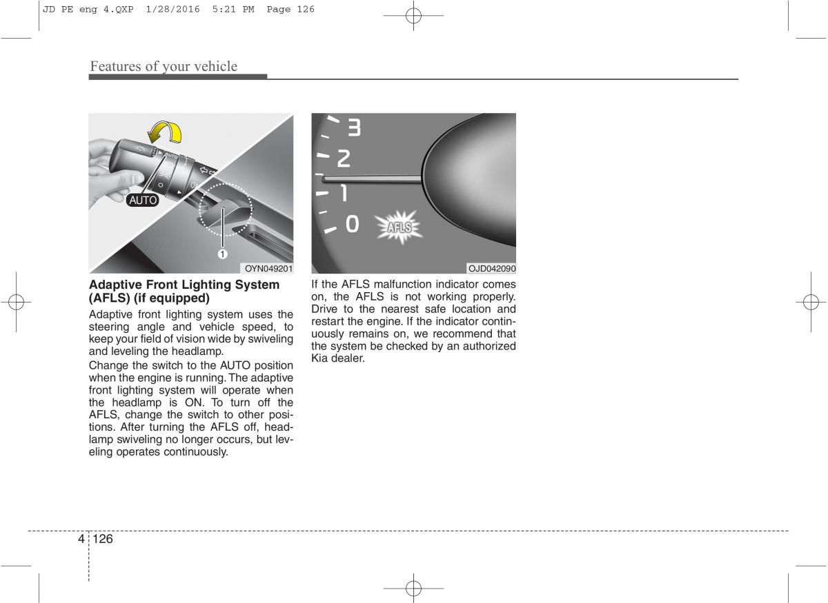 KIA Ceed II 2 owners manual / page 209