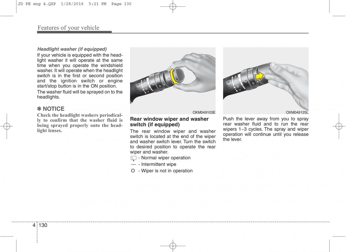 KIA Ceed II 2 owners manual / page 213