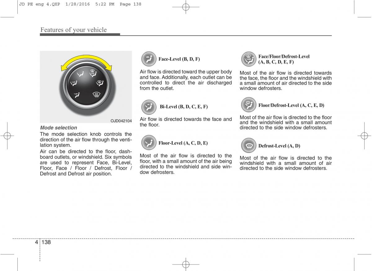 KIA Ceed II 2 owners manual / page 221