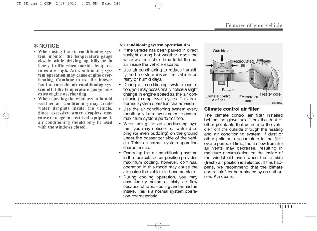 KIA Ceed II 2 owners manual / page 226