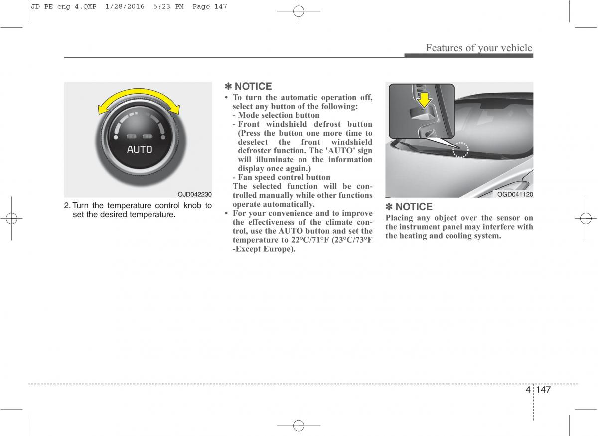 KIA Ceed II 2 owners manual / page 230