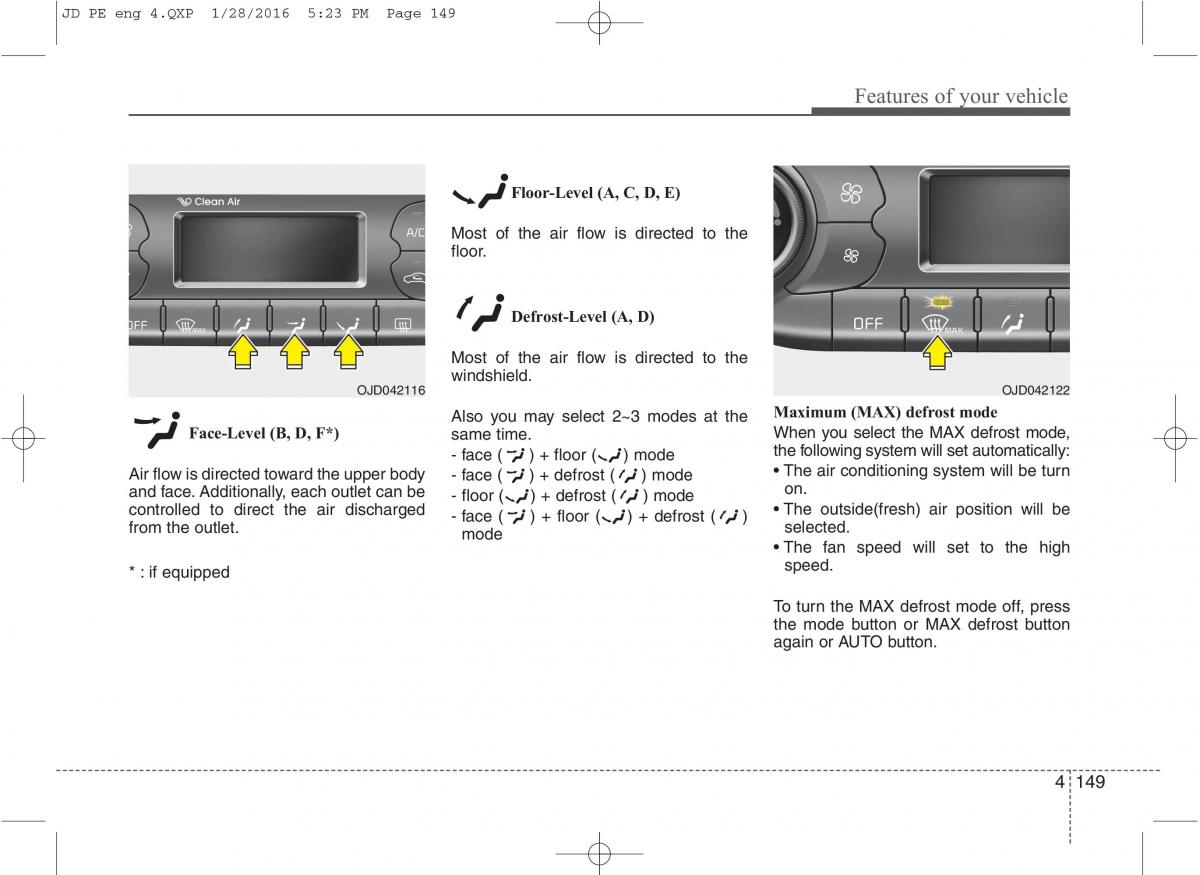 KIA Ceed II 2 owners manual / page 232