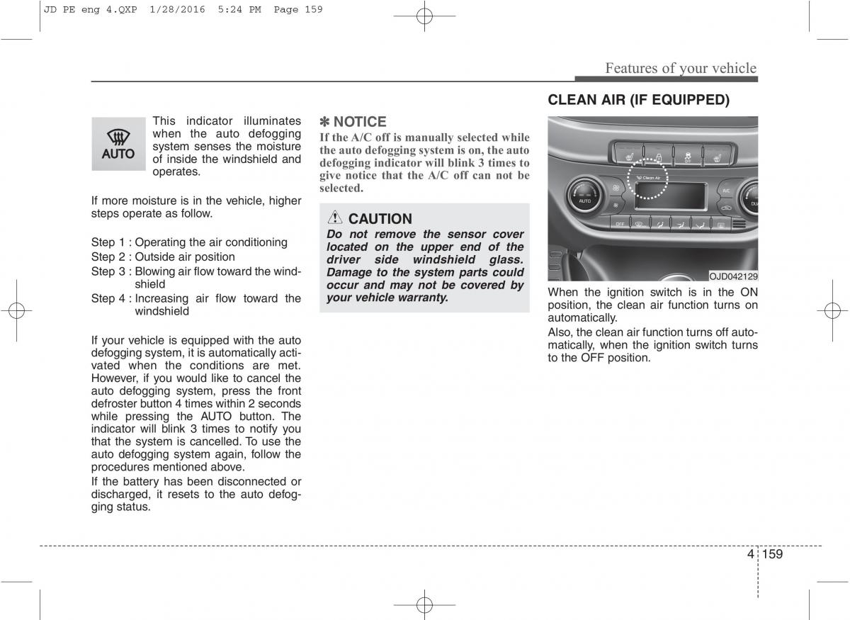 KIA Ceed II 2 owners manual / page 242