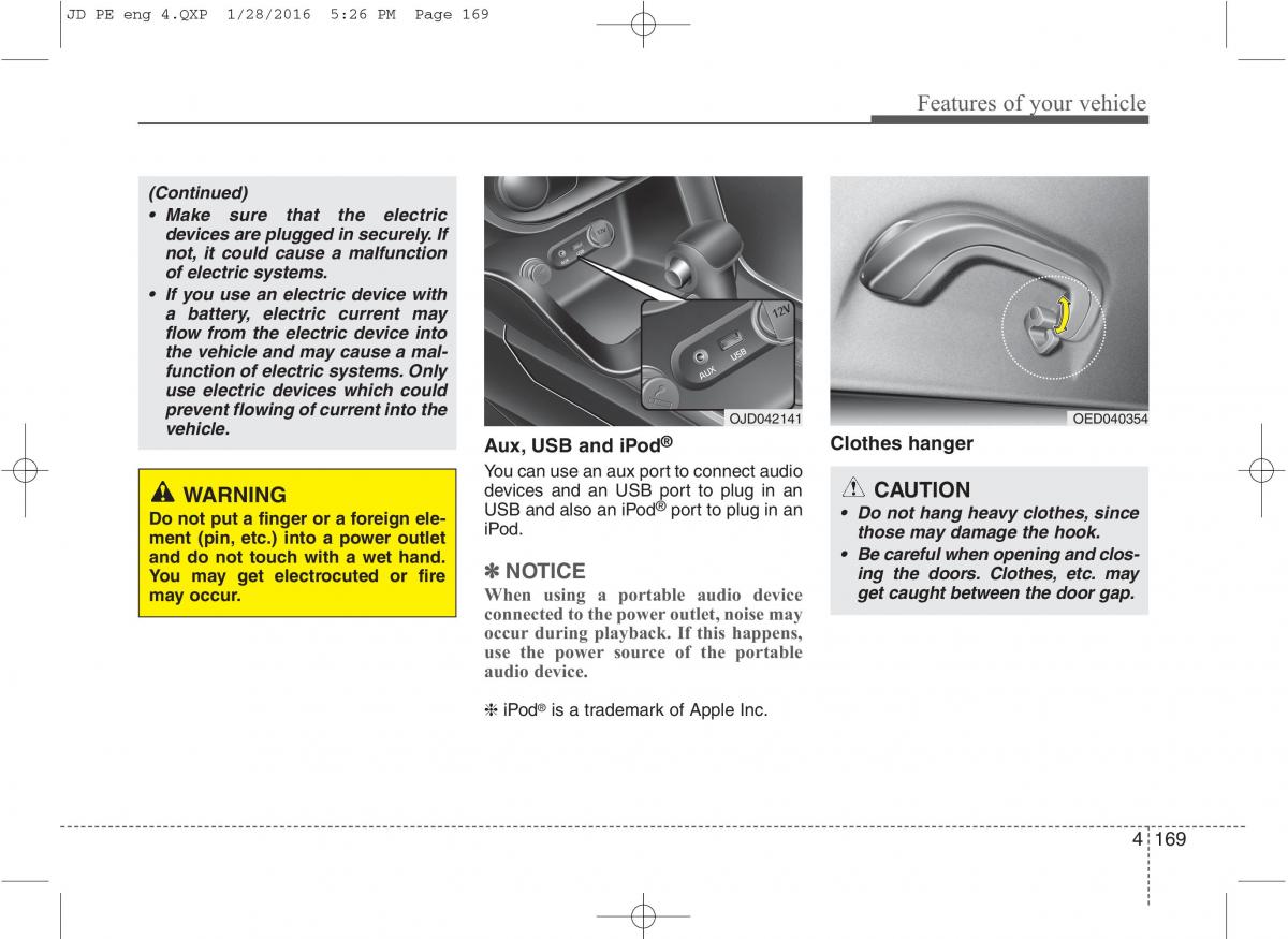 KIA Ceed II 2 owners manual / page 252