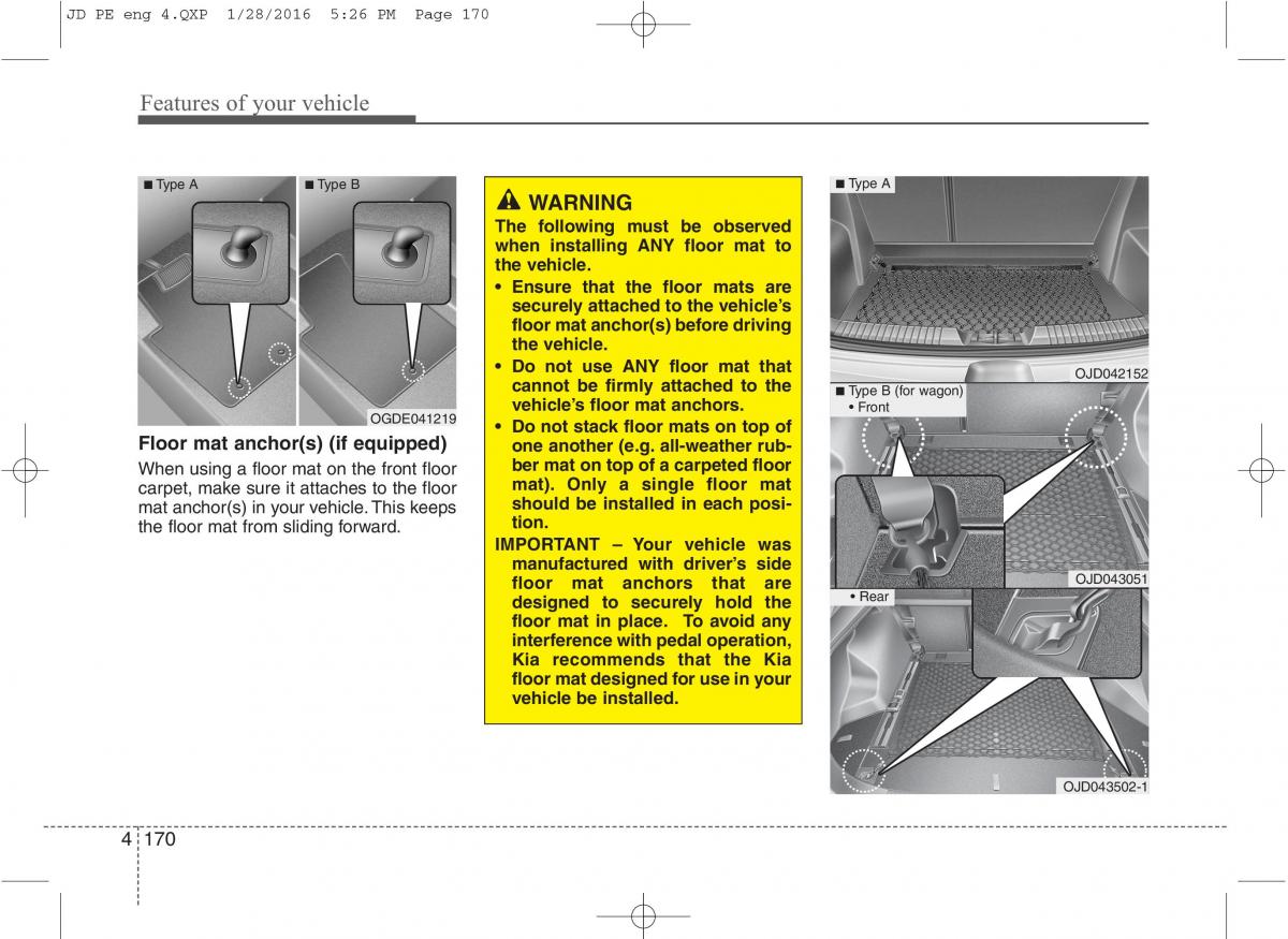 KIA Ceed II 2 owners manual / page 253