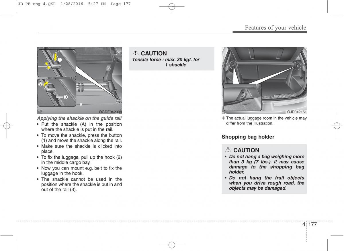 KIA Ceed II 2 owners manual / page 260