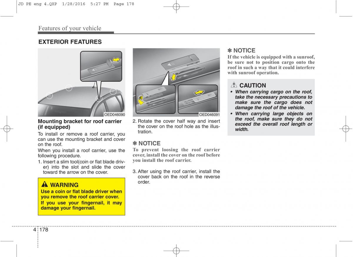 KIA Ceed II 2 owners manual / page 261