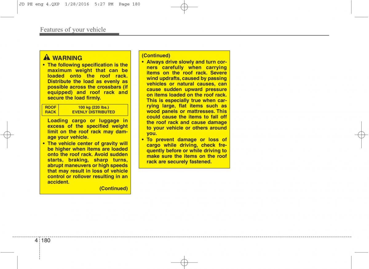 KIA Ceed II 2 owners manual / page 263