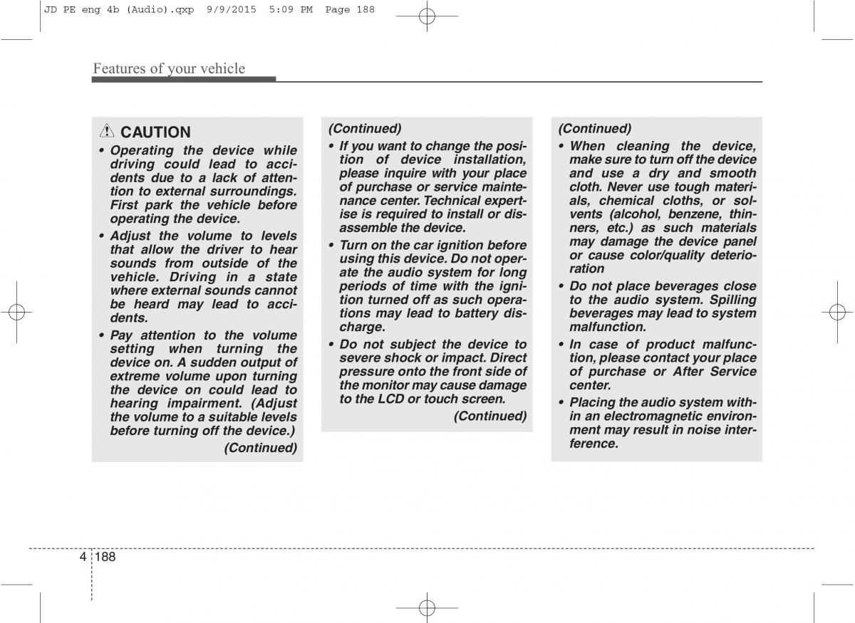 KIA Ceed II 2 owners manual / page 271