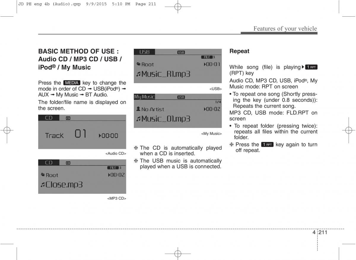 KIA Ceed II 2 owners manual / page 294