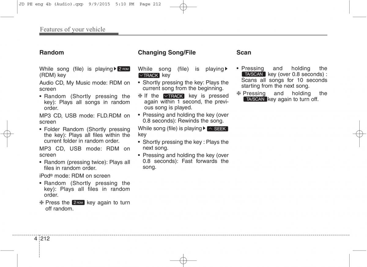 KIA Ceed II 2 owners manual / page 295