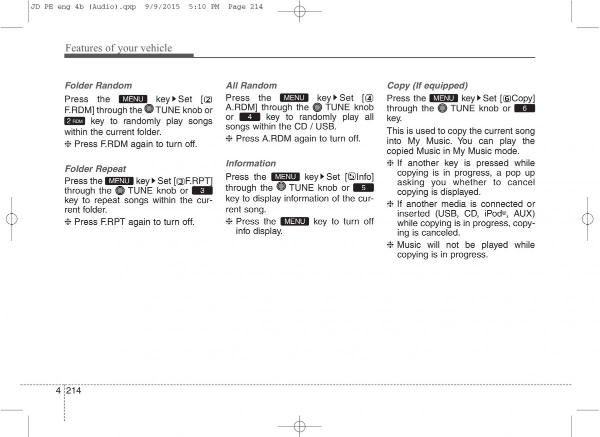 KIA Ceed II 2 owners manual / page 297