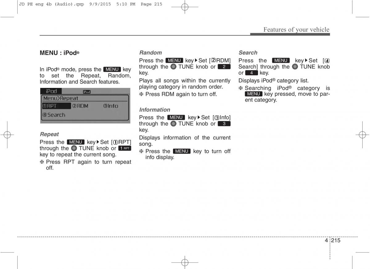 KIA Ceed II 2 owners manual / page 298