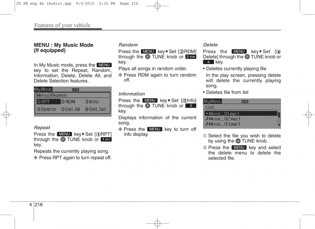 KIA Ceed II 2 owners manual / page 299