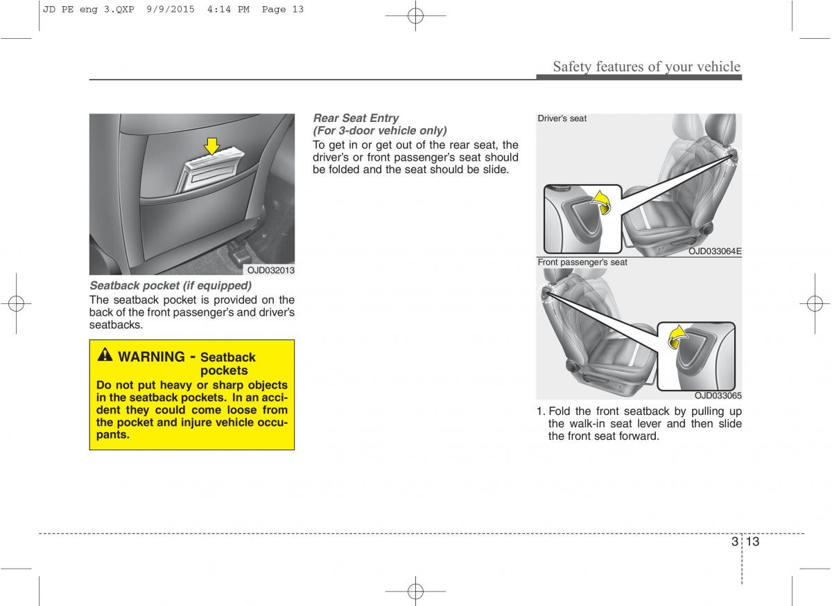 KIA Ceed II 2 owners manual / page 30