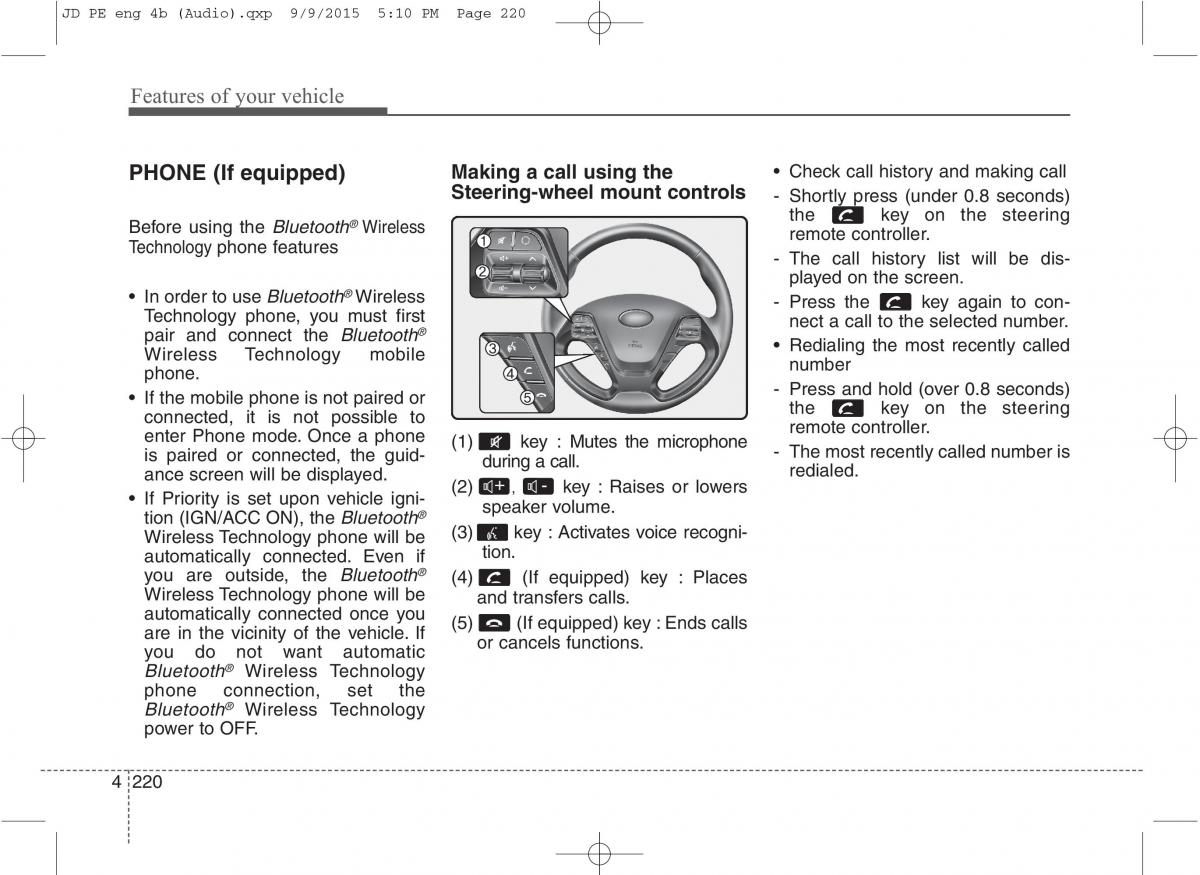 KIA Ceed II 2 owners manual / page 303