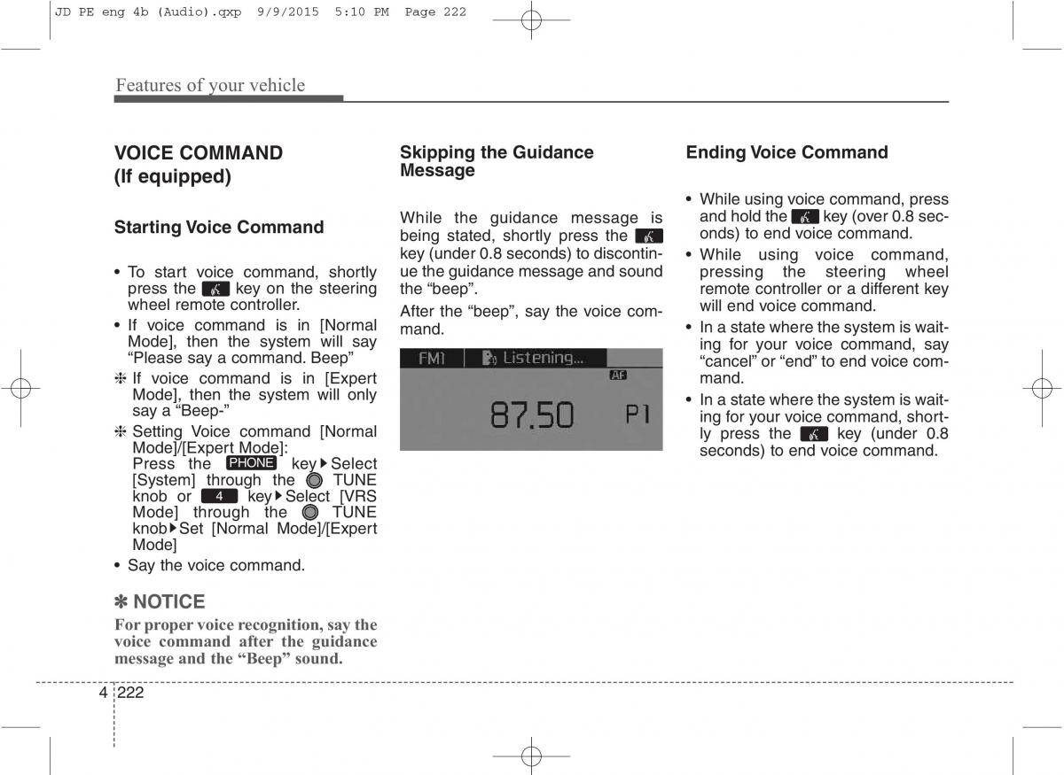 KIA Ceed II 2 owners manual / page 305