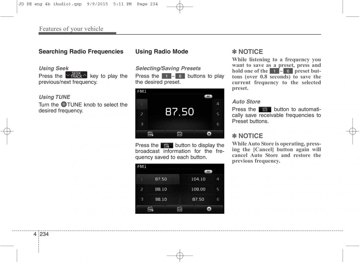 KIA Ceed II 2 owners manual / page 317