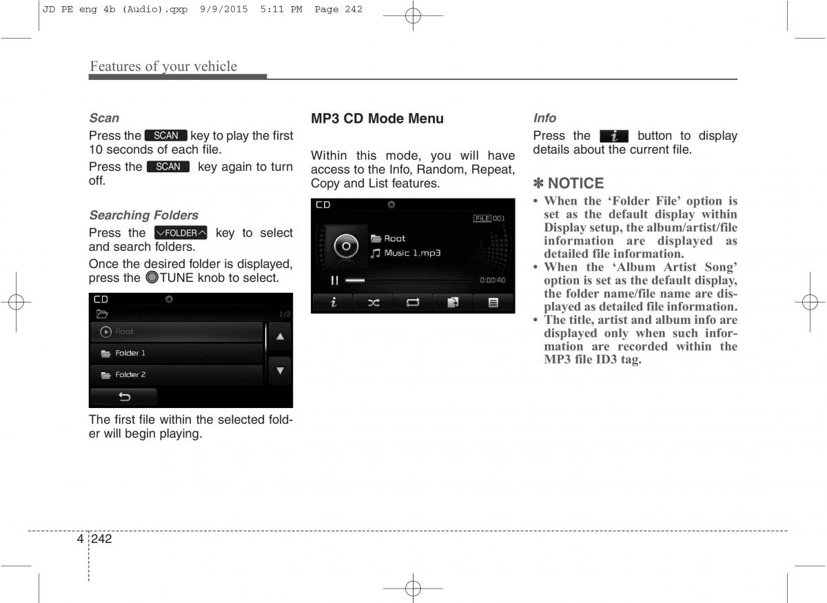 KIA Ceed II 2 owners manual / page 325