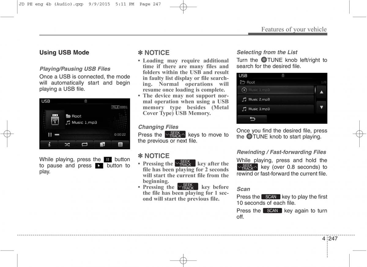 KIA Ceed II 2 owners manual / page 330