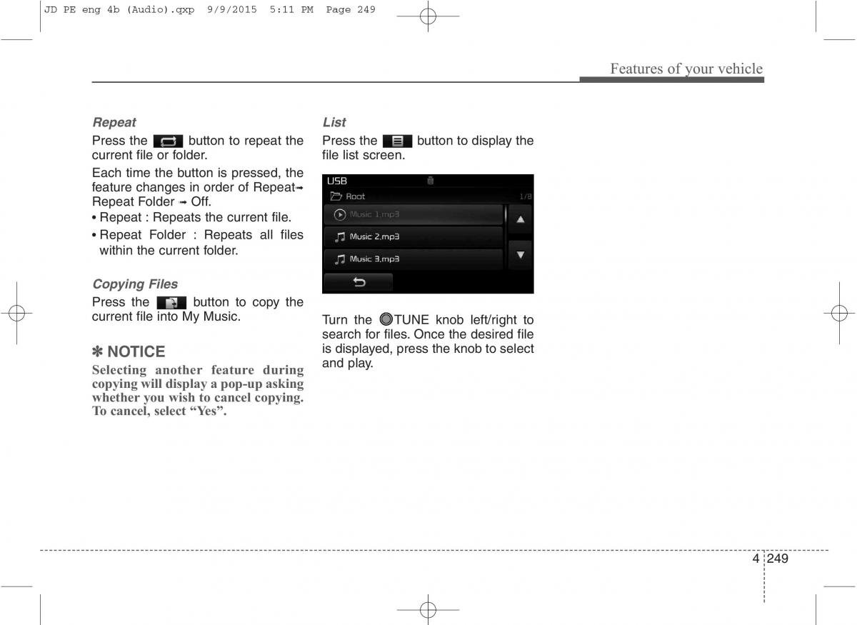 KIA Ceed II 2 owners manual / page 332