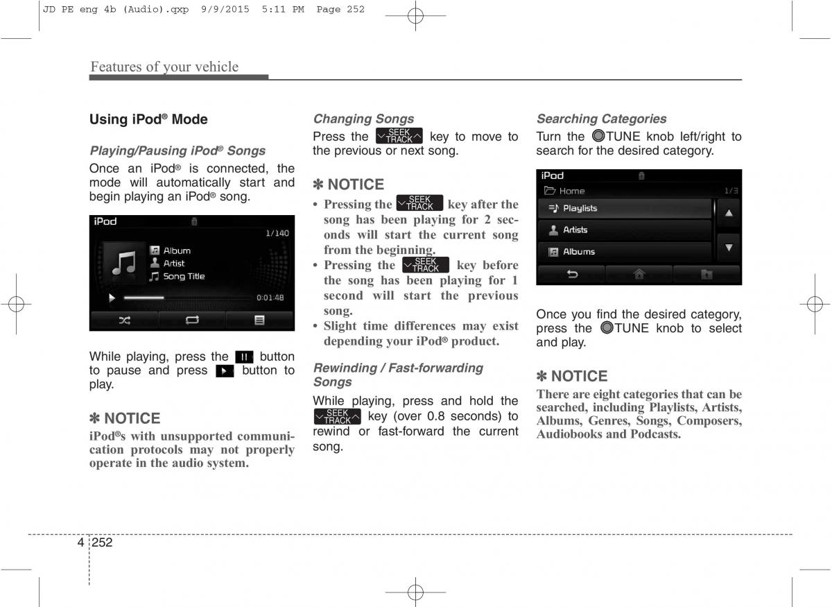 KIA Ceed II 2 owners manual / page 335