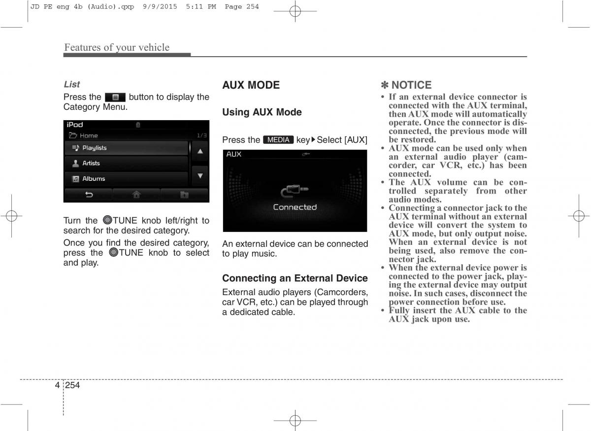 KIA Ceed II 2 owners manual / page 337