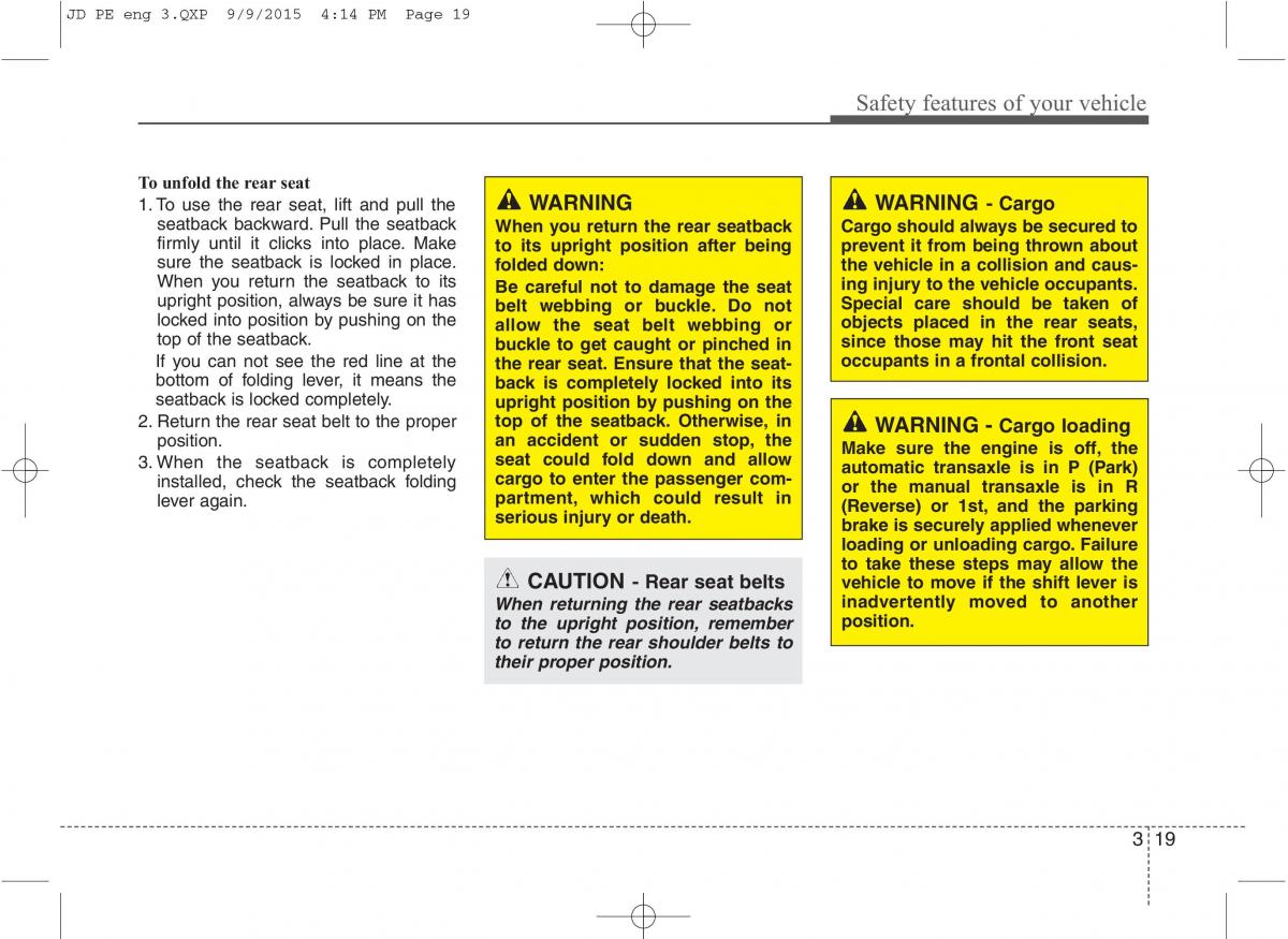 KIA Ceed II 2 owners manual / page 36