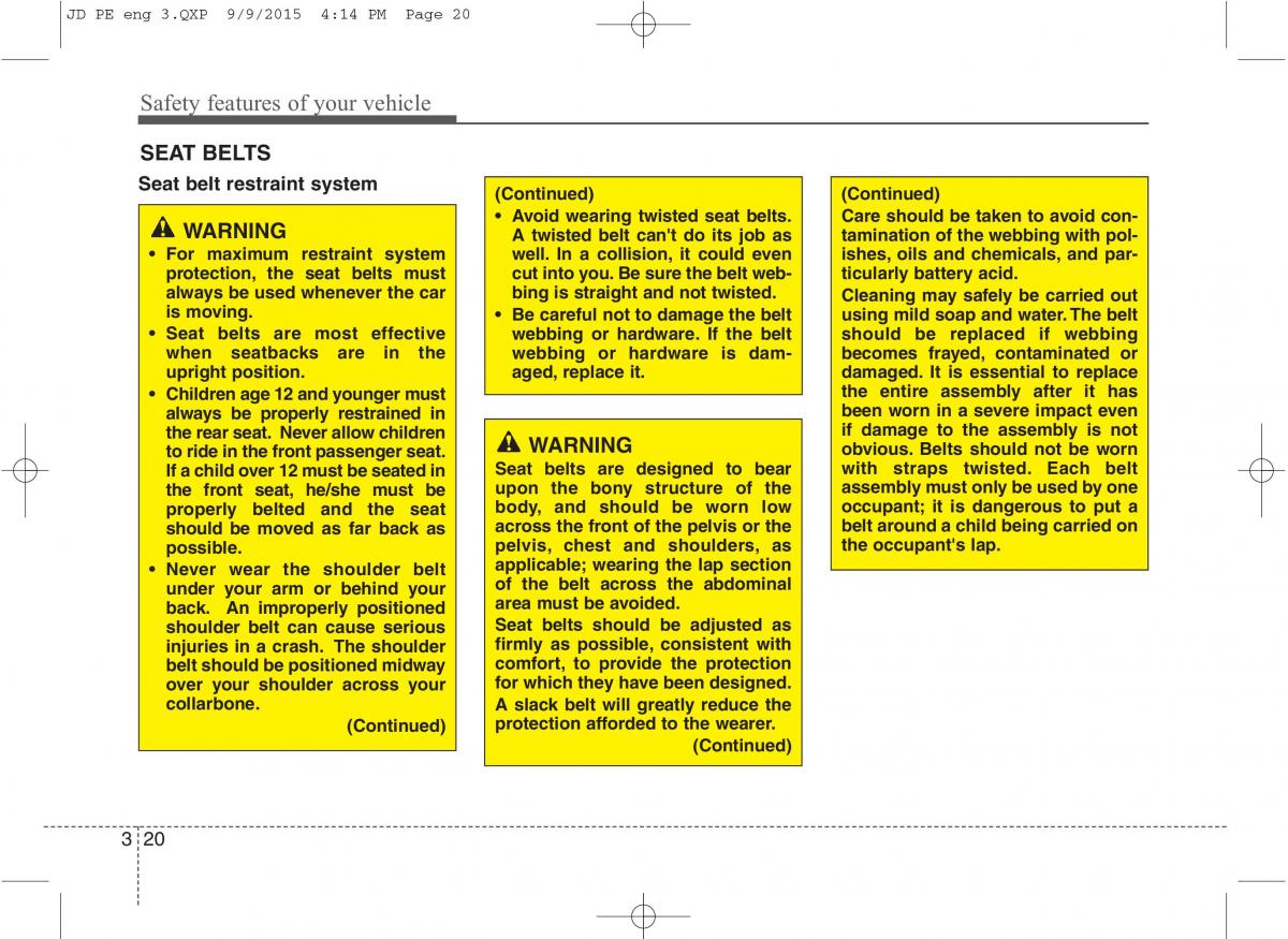 KIA Ceed II 2 owners manual / page 37