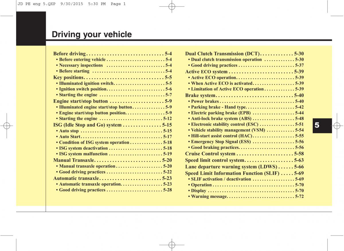 KIA Ceed II 2 owners manual / page 374