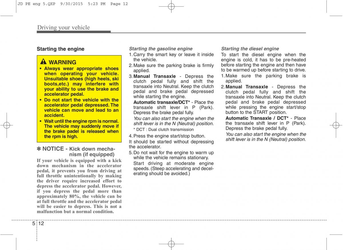 KIA Ceed II 2 owners manual / page 385