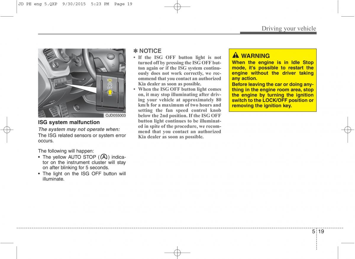 KIA Ceed II 2 owners manual / page 392