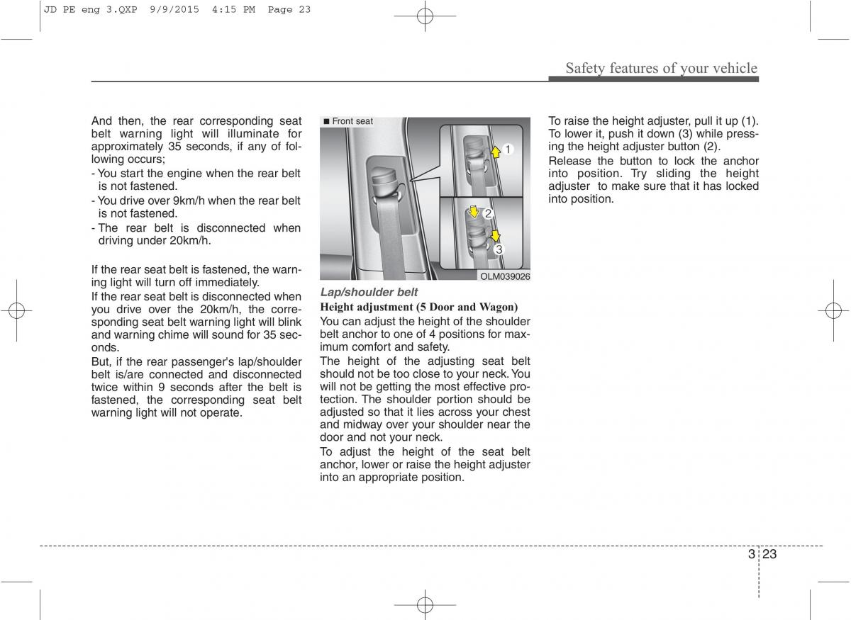 KIA Ceed II 2 owners manual / page 40