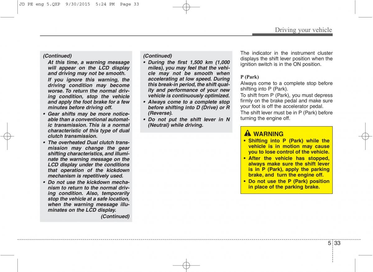 KIA Ceed II 2 owners manual / page 406