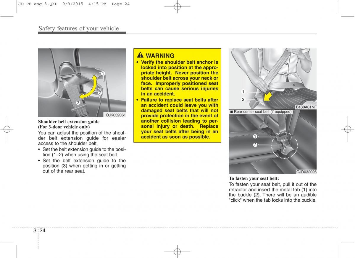 KIA Ceed II 2 owners manual / page 41