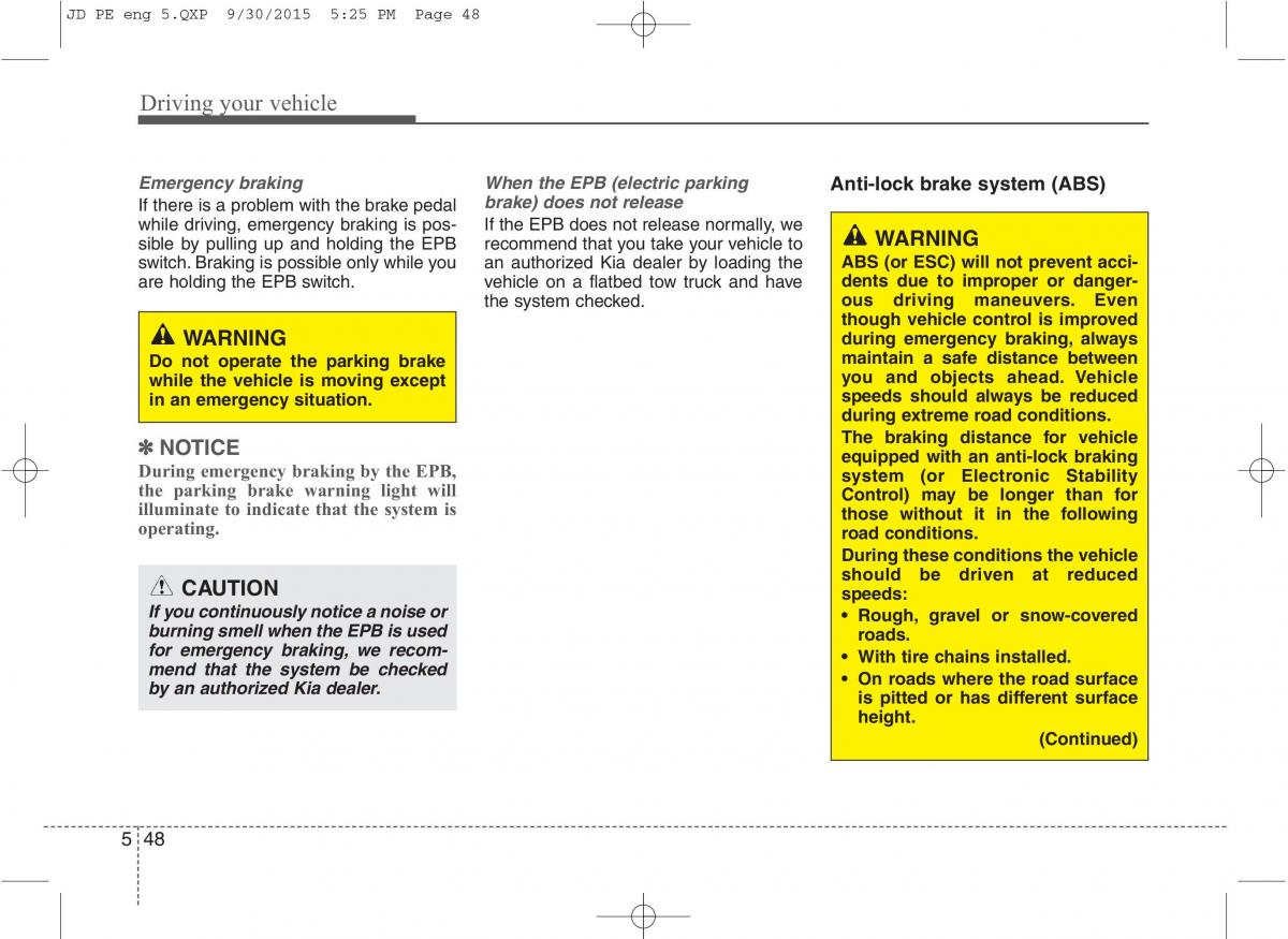 KIA Ceed II 2 owners manual / page 421