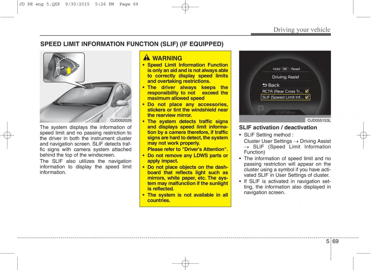 KIA Ceed II 2 owners manual / page 442