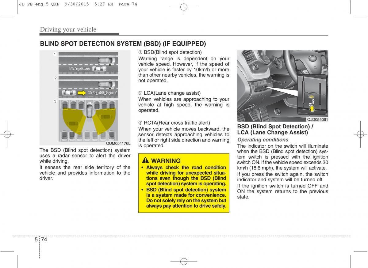 KIA Ceed II 2 owners manual / page 447