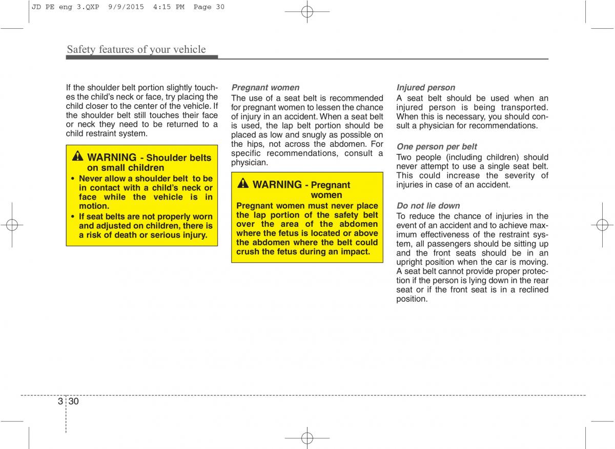 KIA Ceed II 2 owners manual / page 47