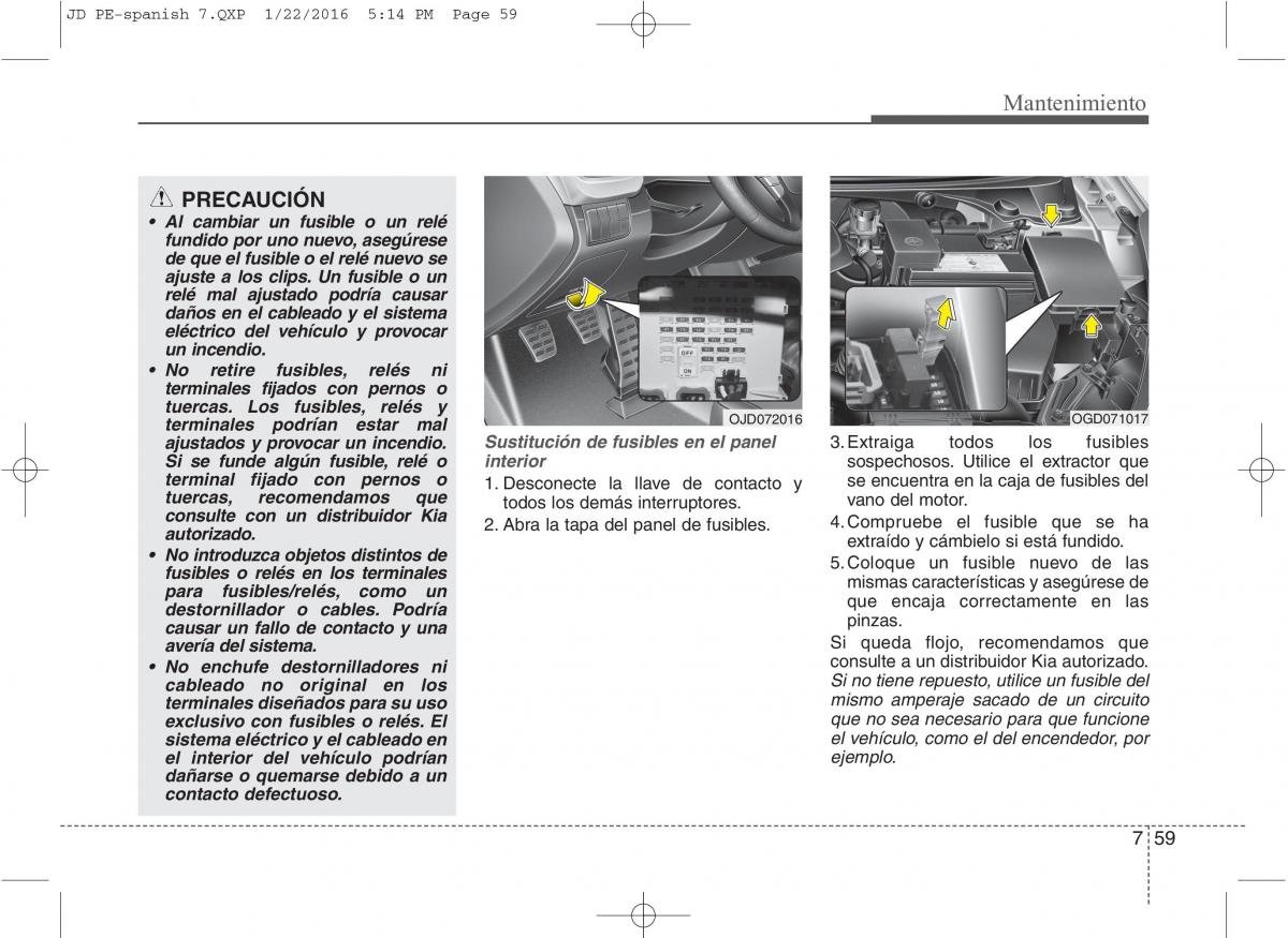 KIA Ceed II 2 manual del propietario / page 582