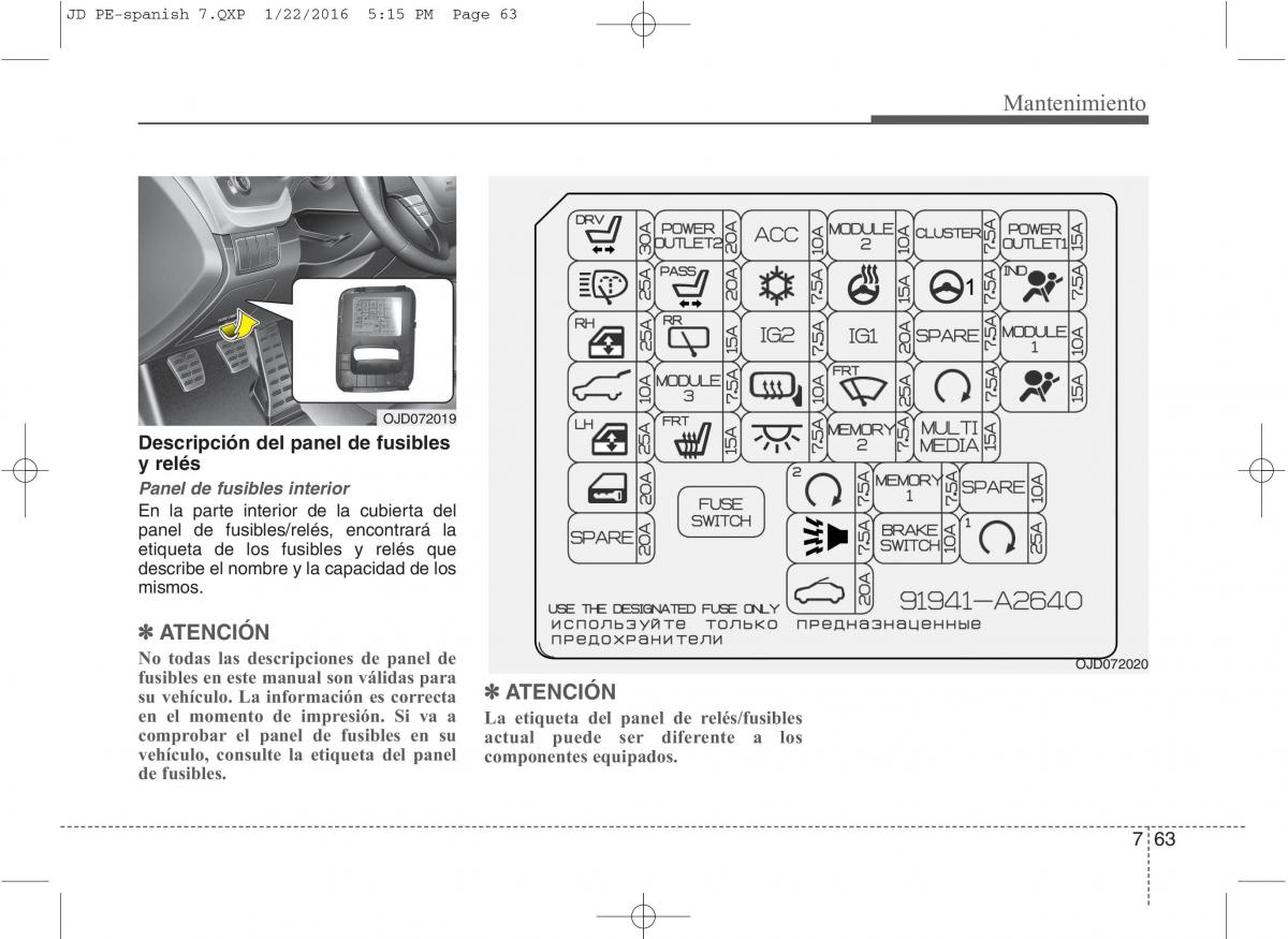 KIA Ceed II 2 manual del propietario / page 586