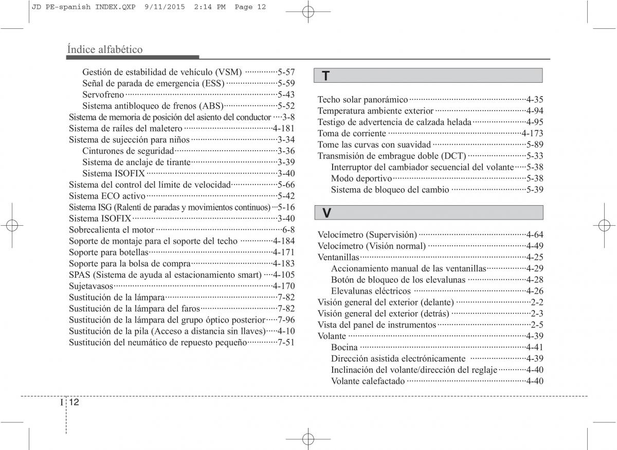 KIA Ceed II 2 manual del propietario / page 663