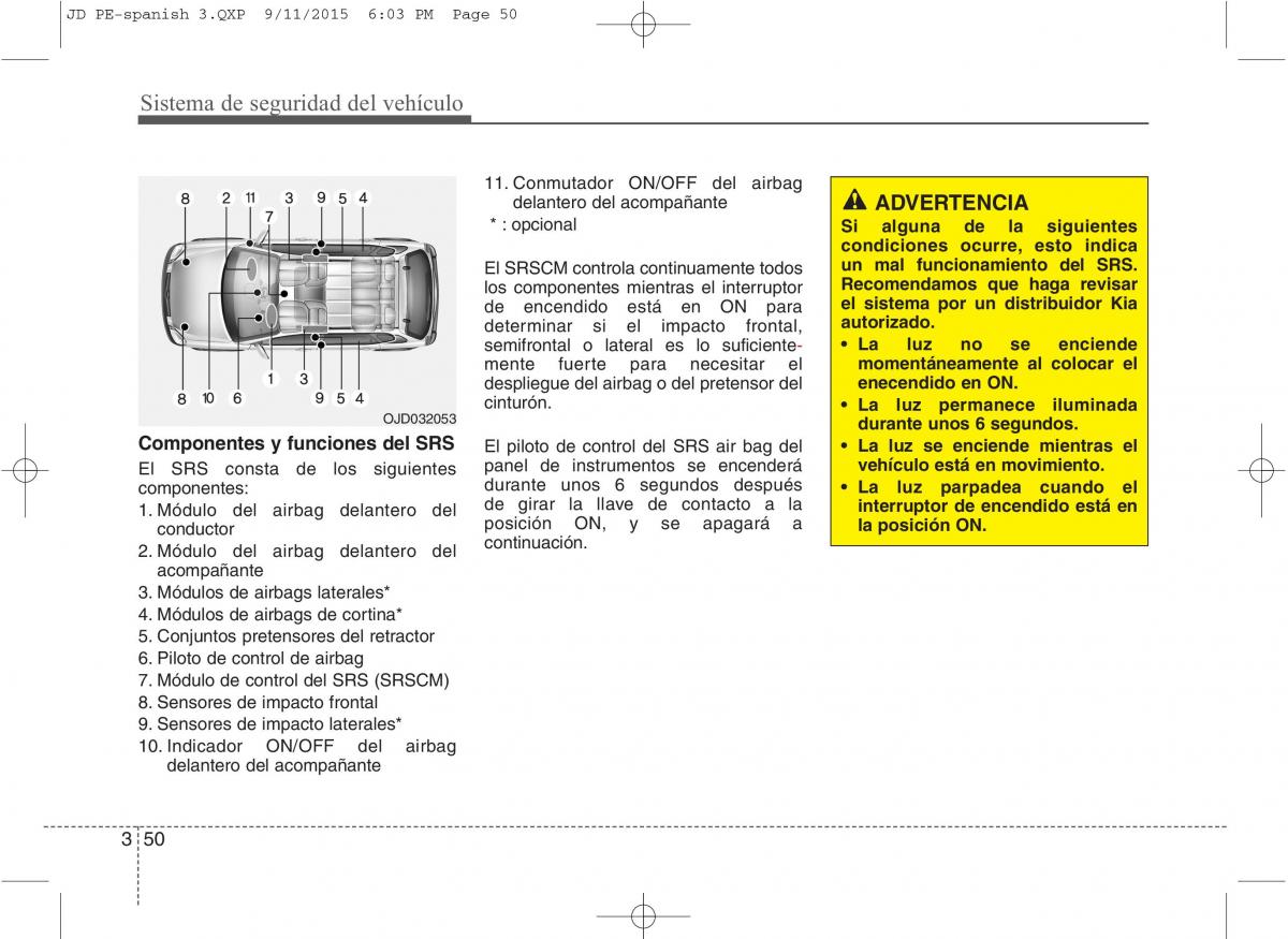 KIA Ceed II 2 manual del propietario / page 67