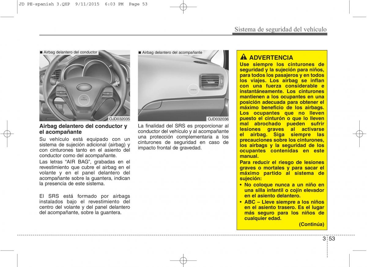 KIA Ceed II 2 manual del propietario / page 70