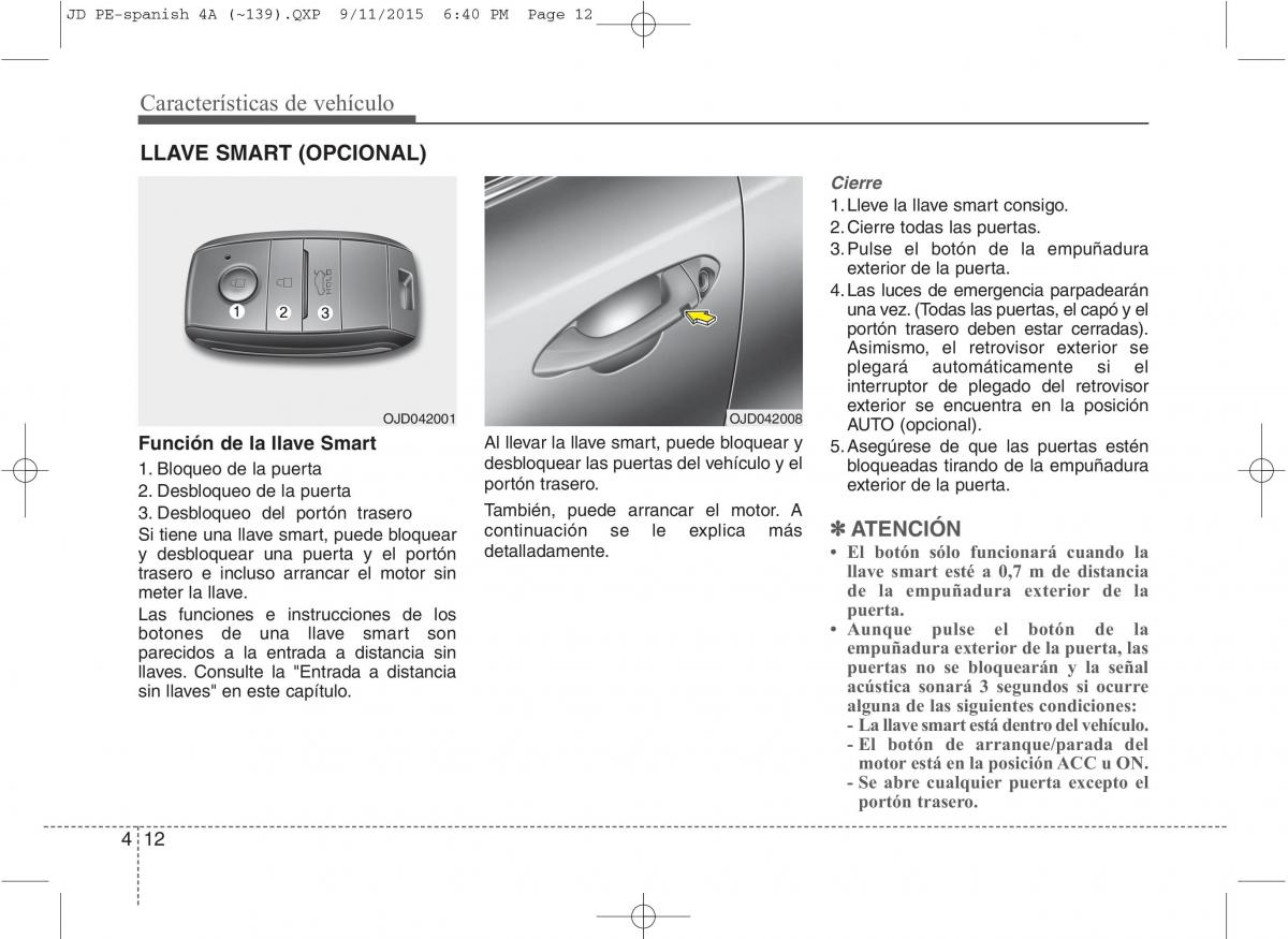 KIA Ceed II 2 manual del propietario / page 97