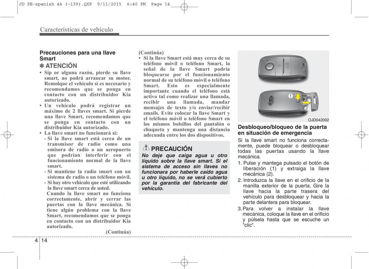 KIA Ceed II 2 manual del propietario / page 99