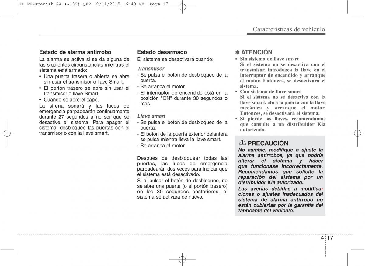 KIA Ceed II 2 manual del propietario / page 102